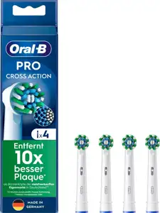 Zamjenske glave za električnu četkicu Oral-B Pro CrossAction, 4 kom, bijeli