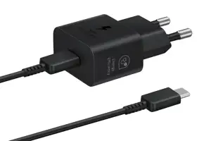 Samsung quick charger 25W power supply incl. data cable USB Type-C black