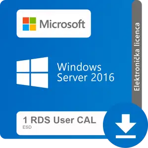 Windows Server 2016 1 RDS User CAL ESD elektronička licenca