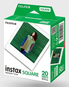 1x2 Fujifilm Instax Square Film white frame NEU