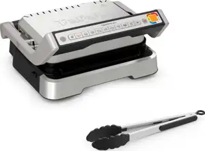 Kontaktni roštilj Tefal OptiGrill 2in1 GC773D, inox, 2100W, s kliještima za roštilj