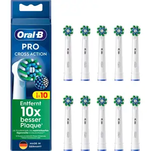 Zamjenske glave za električnu četkicu Oral-B Pro CrossAction, 10 kom, bijeli