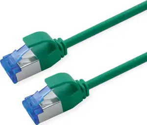 Roline S/FTP (PiMF) Data Center mrežni kabel, Cat.6A (Class EA), slim, LSOH, tangle free, 3.0m, zeleni