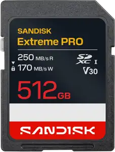 SanDisk Extreme Pro 512 GB SDXC UHS-I