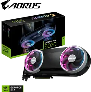 GIGABYTE AORUS GeForce RTX 5070 INFINITY 12G Graphics Card, 12GB GDDR7, PCI-E 5.0