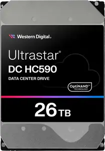 HDD Server WD/HGST ULTRASTAR DC HC590 (3.5’’, 26TB, 512MB, 7200RPM, SATA 6Gb/s, 512E SE NP3) SKU: 0F65672