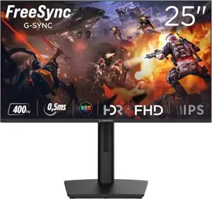 RAMPAGE TITAN 25-inch FHD 400Hz Fast IPS 0.5ms HDR Gaming Monitor