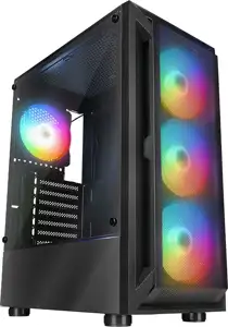 RAMPAGE PC CASE WITH WINDOW SHIVA Black