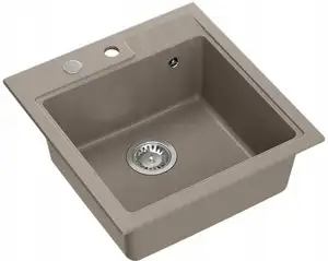 Quadron sudoper PETER 110 taupe/čelik