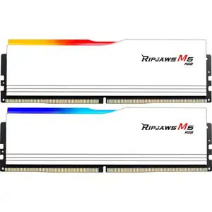 DIMM 32 GB DDR5-6800 (2x 16 GB) Dual-Kit (white, F5-6800J3445G16GX2-RM5RW, Ripjaws M5 RGB, INTEL XMP)