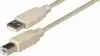USB kabel 1,8m, AM - BM, Transmedia C142-HL, bež