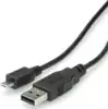 USB kabel 1,8m, AM - micro, Roline, crni