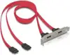 Bracket DELOCK, adapter 2x SATA interni na 2x eSATA eksterni