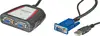 Roline VALUE Portable VGA Video Splitter, 2-way, 250MHz