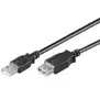 USB kabel 5m, NaviaTec USB-223, AM -AF, crni