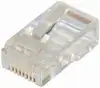 NaviaTec CAT5e unshielded RJ45 modular plug round cable 10pc