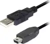 Transmedia USB A to 5 pin mini Kabel 1m