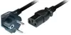 Transmedia Power Cable Schuko - angled IEC 320 plug 2m, TRN-N5-2WL
