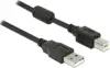 Kabel DELOCK, USB 2.0, USB-A (M) na micro USB-B (M), Ferrit, 2m