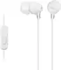 Slušalice s mikrofonom Sony MDR-EX15AP/W, bijele