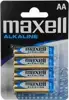 Baterija Maxell alkalna LR-6/AA, 4 kom