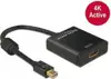 Adapter DELOCK, mini DisplayPort (M) na HDMI (Ž), 4K, crni