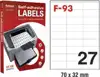 Etikete ILK 70x32mm pk100L Fornax F-93