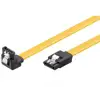 Kabel SATA 3.0, 6 Gb/s, NaviaTec L-type 0,5m, metalne kopče,