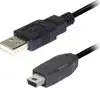 Transmedia USB A to 5 pin mini Kabel 0,3m