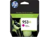 HP 953XL High Yield Magenta Original Ink Cartridge, F6U17AE