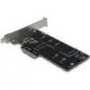 PCIe Adapter for M.2 PCIe and M.2 SATA drives (Drive 2xM.2 P