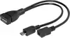 Transmedia Micro-B male Micro-B female to USB-A female, 0,2 