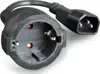 Gembird Power adapter cord (C14 male to Schuko female)