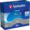 DVD Blu-Ray Verbatim BD-R SL 6× 25GB White Blue Surface Hard Coat 5 pack JC (Single Layer)
