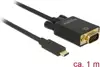 Kabel DELOCK, USB-C (M) na VGA (M), 1.0m