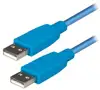 Transmedia USB 2,0 A to A 5m plava