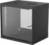 Ormar zidni 19" 1-djelni 9U - 540(š)x487(v)x400(d) mm, crni 