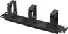 Vodilica kabela, 10" 1U/60mm, 3 plast. ringa, crna (RAL 9005)