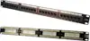 UTP prespojni panel Cat.5e, 19" 1U, 24-Port, crni (RAL 9005)