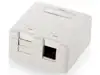 Modularna priključnica NŽ za Keystone 2-struka, bijela (RAL 9010)