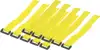 Vezica čičak (Velcro) 300x20 mm, žuta - 10 kom.
