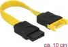 Kabel DELOCK, SATA 6 Gb/s (M) na SATA (Ž), 10cm