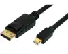 Roline mini DisplayPort kabel, mDP-DP M/M, v1.3/1.4, 1.0m