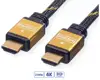 Roline GOLD HDMI kabel sa mrežom, HDMI M - HDMI M, 1.0m 
