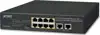 PLANET GSD-1008HP 10" Gigabit preklopnik (Switch) 10-port 10/100/1000Mbps sa 8-port IEEE 802.3at PoE+ Injector, 1U desktop/rack mountable (120W)