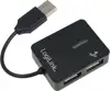 USB 2.0 Hub 4 Port, crni, Smile