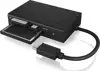 Čitač memorijskih kartica ICY BOX IB-CR401-C3, multi card reader / writer, USB-C, docking station