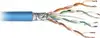 Transmedia FTP-Cable, Stranded Wire, CAT5e. blue, on spool, 100 m