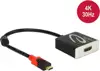 Adapter DELOCK, USB Type-C (M) na HDMI (Ž) Alt način rada, 4K 40Hz, crni
