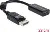 Adapter DELOCK, DP 1.1 (M) na HDMI (F), 22cm